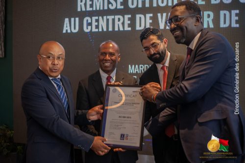 Le centre de valeur de la Douane Malagasy certifié ISO 9001-2015